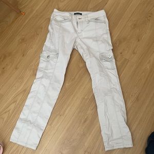 White House Black Market cream colored pants. No stains,rips,anything on them